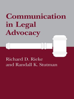cover image of Communication in Legal Advocacy